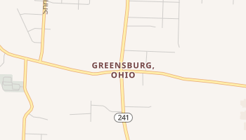 Greensburg, Ohio map