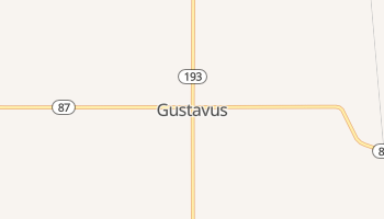Gustavus, Ohio map