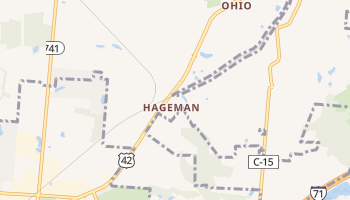 Hageman, Ohio map