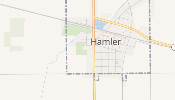 Hamler, Ohio map