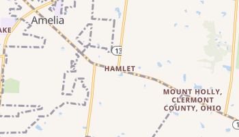 Hamlet, Ohio map