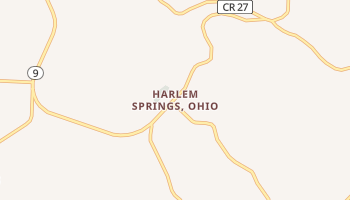 Harlem Springs, Ohio map
