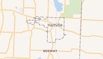 Hartville, Ohio map