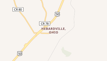 Hebardville, Ohio map