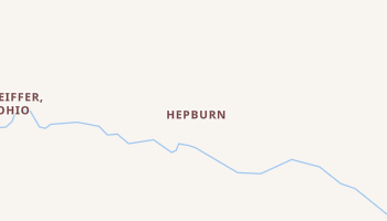 Hepburn, Ohio map