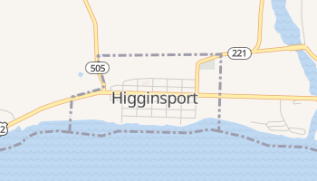 Higginsport, Ohio map