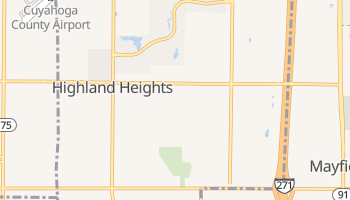 Highland Heights, Ohio map
