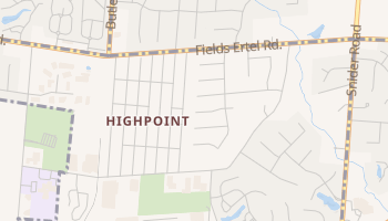 Highpoint, Ohio map