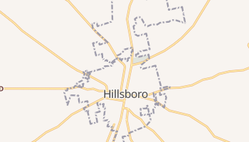 Hillsboro, Ohio map