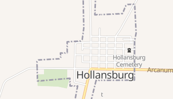 Hollansburg, Ohio map