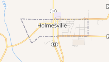 Holmesville, Ohio map