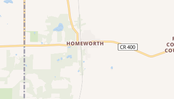 Homeworth, Ohio map