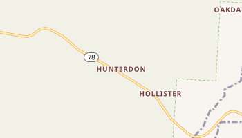 Hunterdon, Ohio map