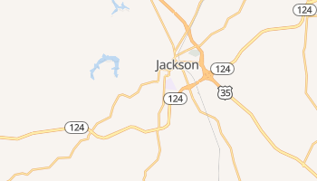 Jackson, Ohio map