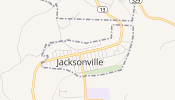 Jacksonville, Ohio map