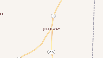 Jelloway, Ohio map