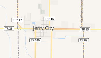 Jerry City, Ohio map