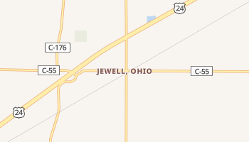 Jewell, Ohio map