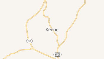 Keene, Ohio map