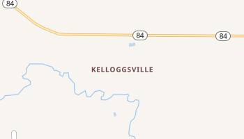 Kelloggsville, Ohio map