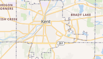 Kent, Ohio map