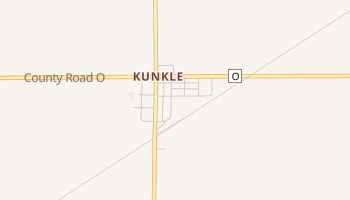 Kunkle, Ohio map