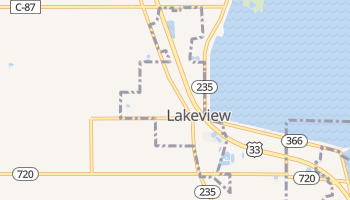 Lakeview, Ohio map