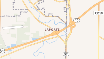 Laporte, Ohio map