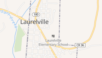 Laurelville, Ohio map