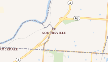 Le Sourdsville, Ohio map