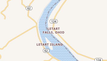 Letart Falls, Ohio map