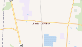 Lewis Center, Ohio map