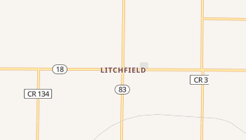 Litchfield, Ohio map