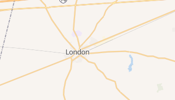 London, Ohio map