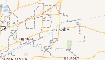 Louisville, Ohio map