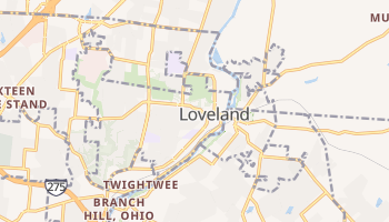 Loveland, Ohio map