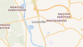 Lucasville, Ohio map