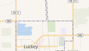 Luckey, Ohio map
