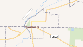 Magnolia, Ohio map