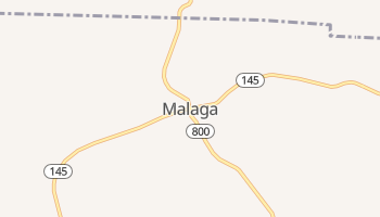 Malaga, Ohio map