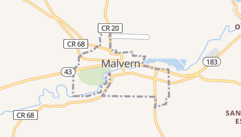 Malvern, Ohio map