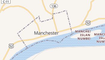 Manchester, Ohio map