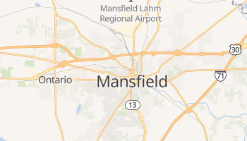 Mansfield, Ohio map