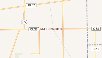 Maplewood, Ohio map