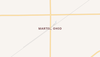 Martel, Ohio map