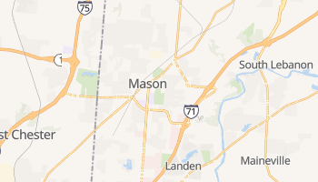 Mason, Ohio map