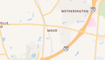 Maud, Ohio map