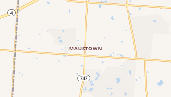 Maustown, Ohio map