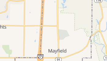 Mayfield, Ohio map