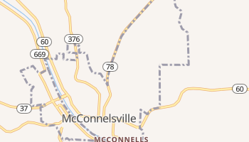 McConnelsville, Ohio map